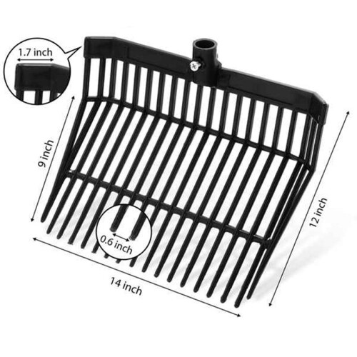 Manure Fork Replacement , Pitchfork , Horse Manure Rake, for Picking  Manure, Plastic Fork Replacement ,B 2