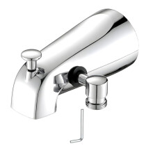 Tub Spout with Diverter, Bathtub Faucet with Shower Diverter and Hex Wrench Fits 1/2 Inch Copper Tube, 5.3 Inch