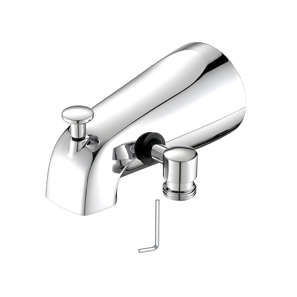 Tub Spout With Diverter, Bathtub Faucet With Shower Diverter And Hex Wrench Fits 1/2 Inch Copper Tube, 5.3 Inch 6031075790309