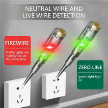 4 Pcs Intelligent Voltage Tester Pen AC Non-Contact Induction Test Pencil Voltmeter Power Detector with Indicator