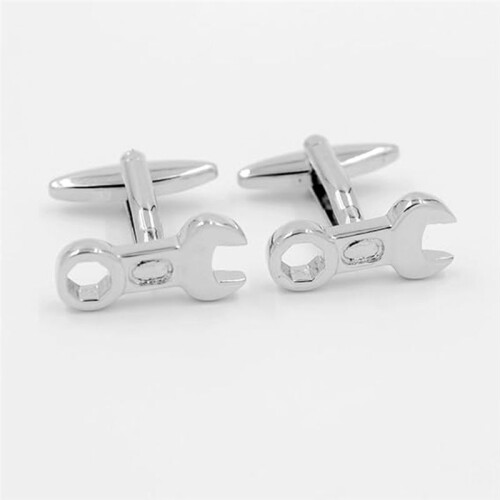 Modeling Metal Cufflinks DIY Tool Utility Tool Kit Ornament Wrench Tool Cufflinks Set 1