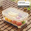 Portable Refrigerator Fresh-Keeping Box,Large-Capacity Portable Crisper with Handle,Fruit Storage Containers for FridgeB 5