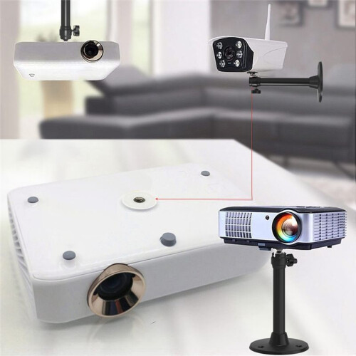 Projector Brackets Folding Camera Tripod Stand Rotate 360 Degree  Projector Wall Mount for Projector Wall Ceiling 2