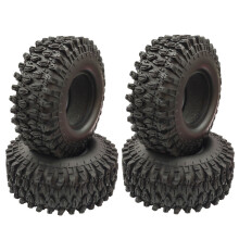 4PCS 1.9 Inch Rubber Tyre 1.9 Wheel Tires 108X40MM for 1/10 RC Crawler TRX4 Axial SCX10 90046 AXI03007
