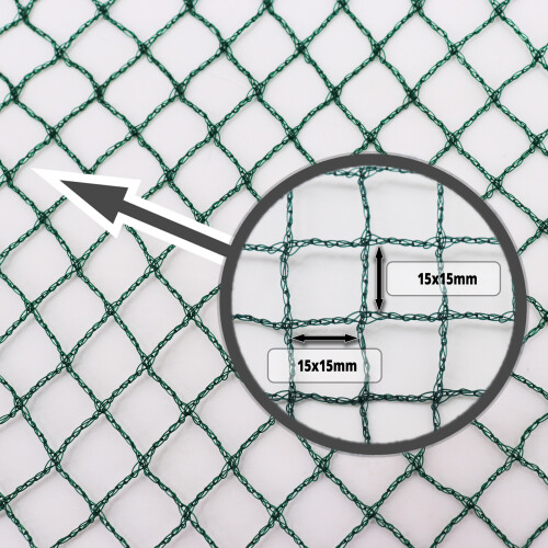 Pond net 11 m x 8 m Leaf netting Netting Bird protection netting sturdy 2