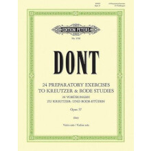 24 preparatory exercises to Kreutzer amp Rode Studies Op. 37 Other Boo