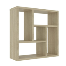 vidaXL Wall Shelf Sonoma Oak Engineered Wood Floating Storage Display Unit