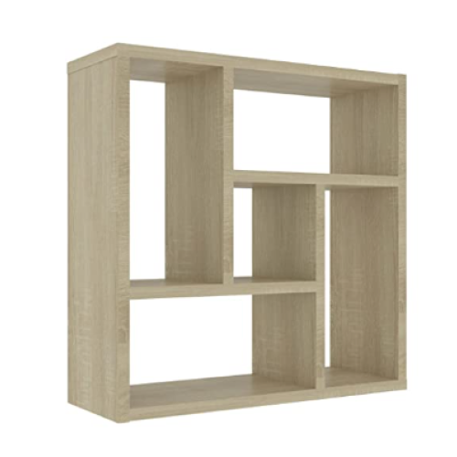 VidaXL vidaXL Wall Shelf Sonoma Oak Engineered Wood Floating Storage Display Unit