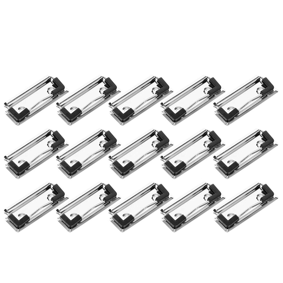 Photos - Notebook 50Pcs Clipboard Clip Can Be Installed Hard Board Clip Clipboard Clip Stationery Metal Clip Spring Clip School Folder