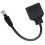 Cabo Adaptador Divisor RJ45 1xmacho para 2xfêmea para Cabo Extensor Conversor Ethernet LAN Ethernet 9