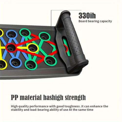 Portable Folding Push- Board, Multi-Functional Anti-Slip Mat with Handle, Home Fitness Exercise for Chest 2