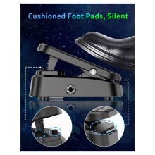 New VP-1 Pedal Volume/Expression 2-in-1 Pedal No Power Supply Required Cushioned Feet No Noise Direct Control of Rack