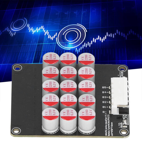 5S Active Equalizer Balancer Lifepo4 / Lipo/ LTO Battery  Equalization Capacitor BMS Board 2