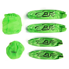 ROFUN Dust Jacket Set Contains Pull Cover Air Filter Shock Covers for 1/5 HPI ROVAN BAJA 5B RC Toys Parts,Green