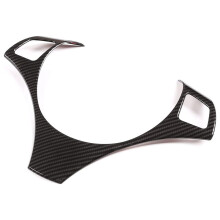 For E90 3 Series E90 E92 320I 330I 325I 2005-2012 Car Steering Wheel Decoration Trim Accessories, ABS Carbon Fiber