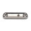 Sadel Headless Elgitarr Bridge Bakstycke med Skiftnyckel för Headless Elgitarr Silver 5