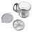 Semi-Automatic Flour Sifter, Transparent Non-Stick Sieve for Baking, Essential Kitchen Gadget and Accessory 1