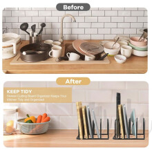 Cutting Board Organizer, 1-Pack, Cutting Board Holder Rack Baking Cookie Pan Sheets Cooling