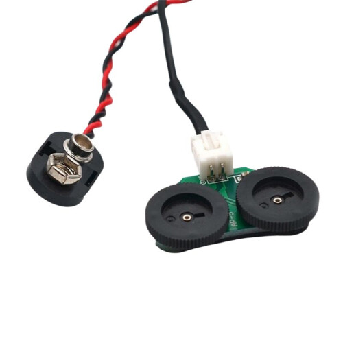 Active Endpin Jack Preamp Piezo Pickup Kit Volym- och Tonkontroll för Akustiska Klassiska Gitarrdelar 1