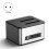 Gabinete para Disco Rígido Externo SSD de 2,5/3,5 Polegadas, Estação de Encaixe para Disco Rígido de Baia Dupla,  para HDD USB 3.0, Plugue UE 2