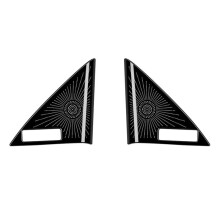Auto A-Stijl Sound Audio Speaker Cover Deur Luidspreker Sierlijst Trim voor  CX-80 CX80 Accessoires 2024 Zwart
