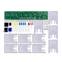 DIY Sound Control LED Music Spectrum Kit Eletrônico Coluna Áudio Display PCB Soldagem Prática Kit LM358 LM339