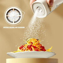 Saliera In Vetro da 180 Ml con Controllo A Pressione, Barattolo per Condimenti Sigillato per Uso In Cucina, Facile da Pulire B