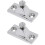 2 Pieces Marine Deck Hinge Boat Bimini Top Fitting Hardware 4