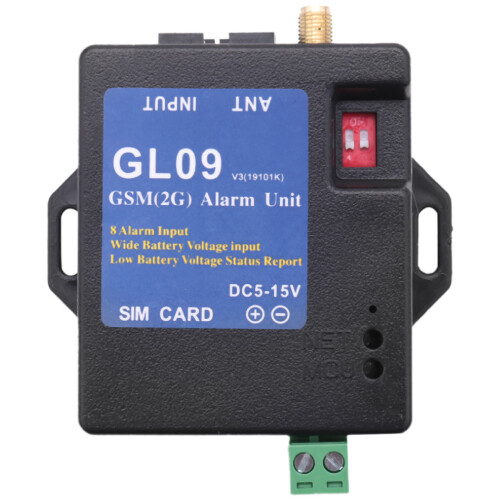 GL09 8 Channel Battery Operated App Control GSM Alarm Systems SMS Alert Security System 2019 2