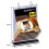 A4 Multi-Page Flip Display Card Label Display Stand Detachable Label Business Menu Holder 8
