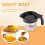 Kitchen Tool Fat Separator with Bottom Release Fat Separator with Strainer Soup Residue Oil Filter Separate 4