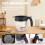 Kitchen Tool Fat Separator with Bottom Release Fat Separator with Strainer Soup Residue Oil Filter Separate 3
