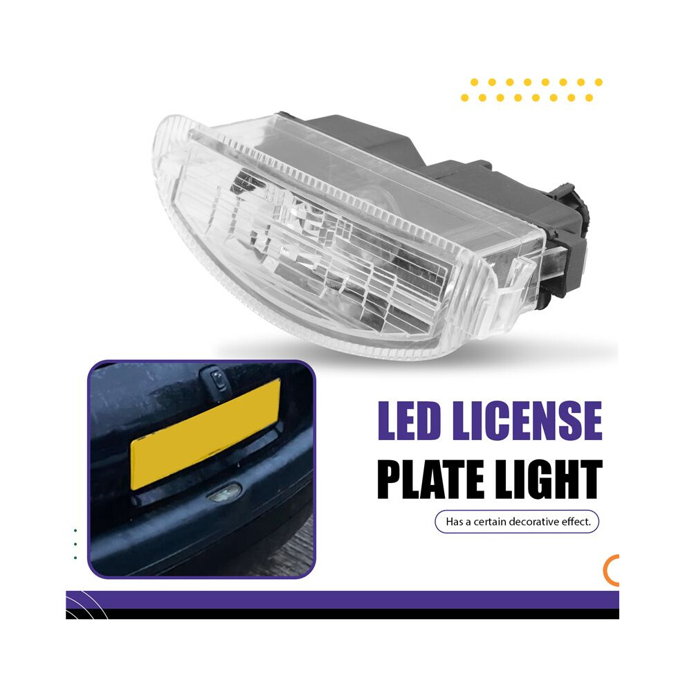 1 Pcs Car Led Number License Plate Lamp For Clio Mk2 Twingo 7700410754 Light 4712143572622