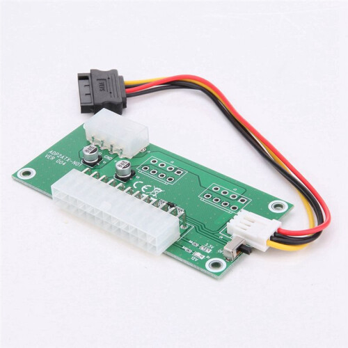 24PIN Power Board  Card Power  Board Dual ATX Power Automatic Synchronization Adapter Card 2