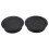 2 Pcs 50mm Diameter Desk Wire Cord Cable Grommets Hole Cover Black 1
