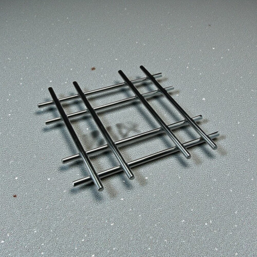 Chrome Trivet 20cm Cross Heat Resistant Pot Pan Stand 1