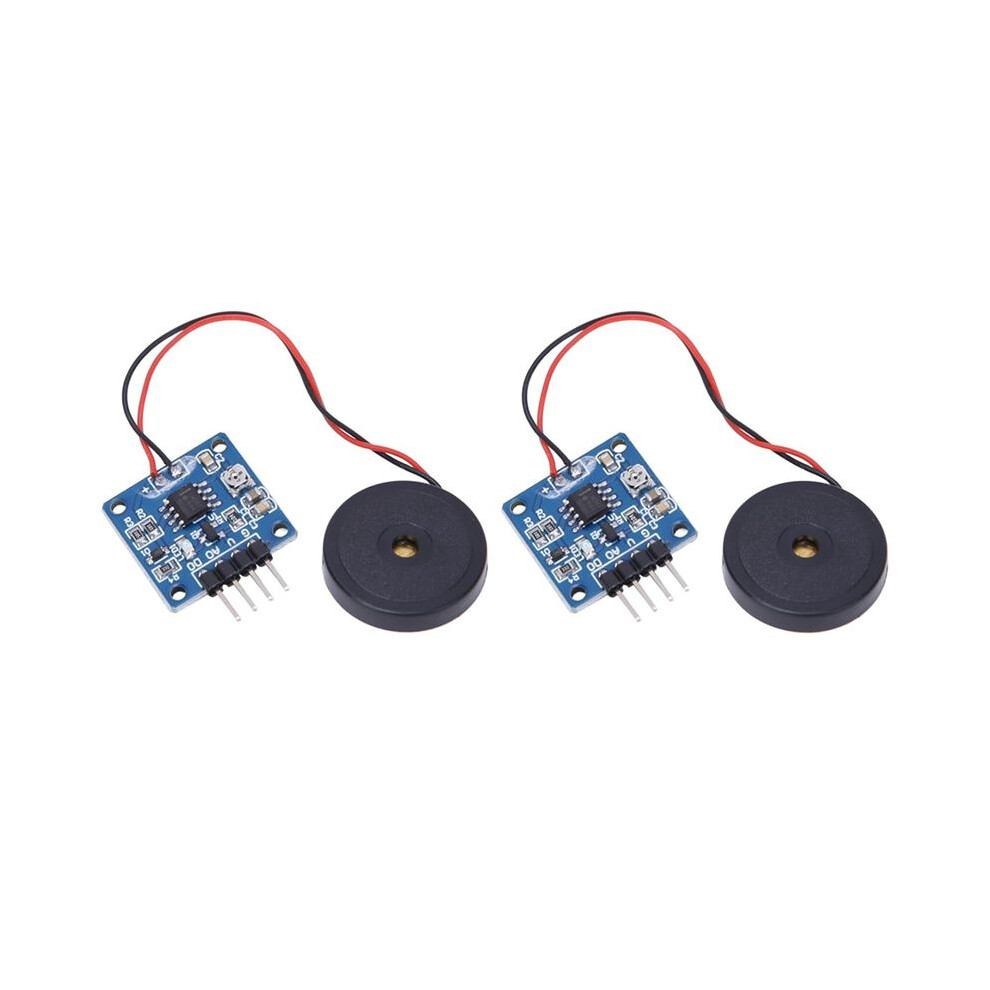 2Pcs Piezoelectric Vibration Tapping Sensor Module Vibration Module Vibration Motors Vibrating Motor 6031271054847
