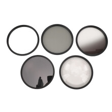 Kit de filtros CPL ND8 Estrella de seis puntas gris 55mm