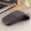 Portable Wireless Curved Touch Mouse Foldable Ultra-Thin Silent Ergonomic Computer Mouse for PC Laptops White 2