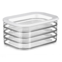 Spek-Bewaarcontainer voor Koelkast, Stapelbare Lunchvleesopslag, Ham- en Kaascontainer voor Koelkast-Koude Opslag