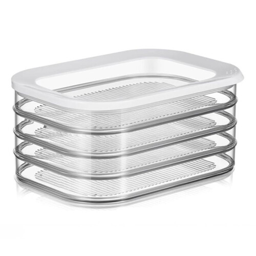 Bacon Storage Container for Fridge,Stackable Lunch Meat Storage,Ham and Cheese Container for Fridge-Cold Storage