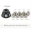 Replaceable Vertical Drill Guide Doweling Jig Kit 3-10mm Drill Positioning Pocket Hole Jig Hole Puncher 5