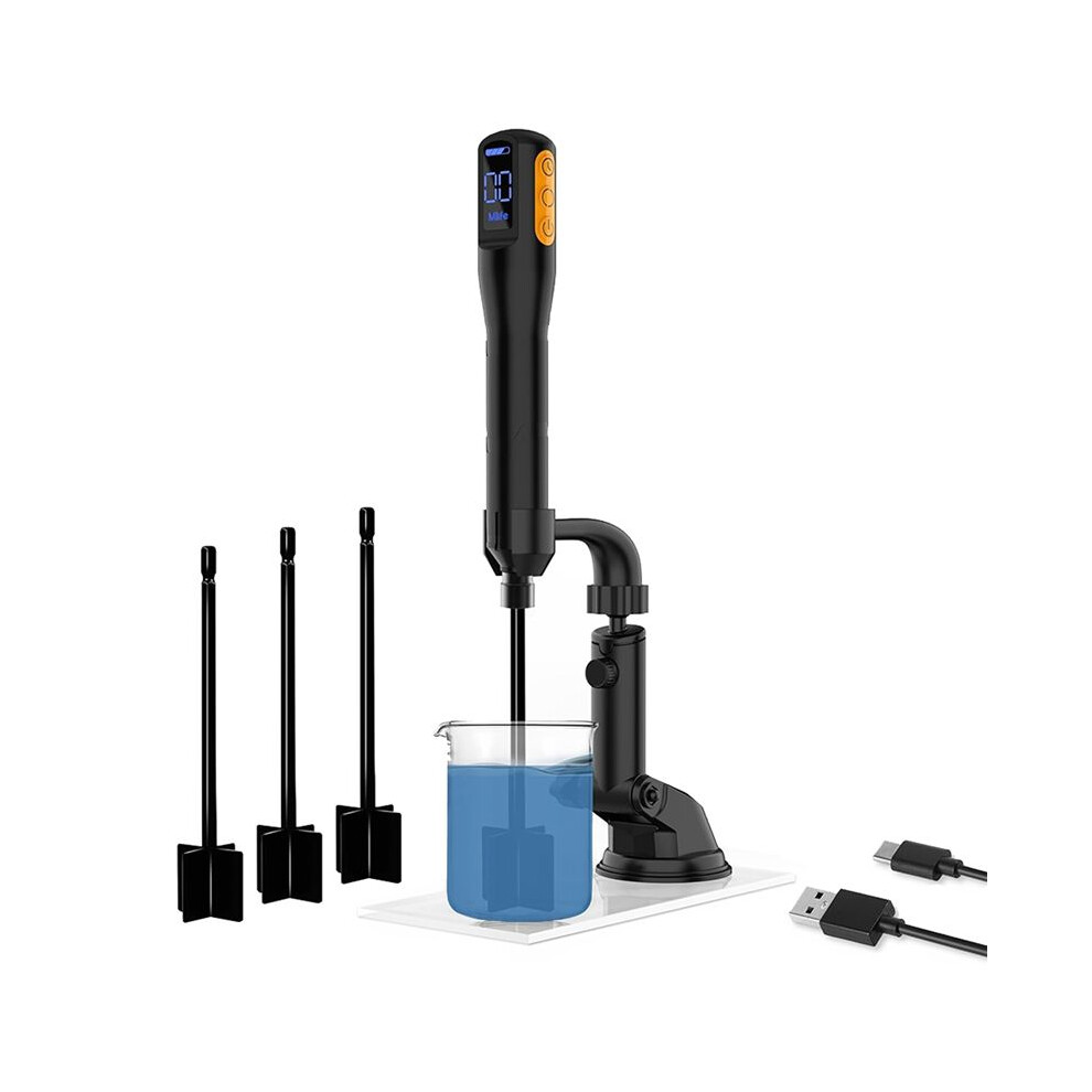 Upgraded Resin Mixer, Epoxy Resin Electric Stirrer, Paint Mixer & Timed Epoxy Resin Mixer With Mixer Stand 6034170046036