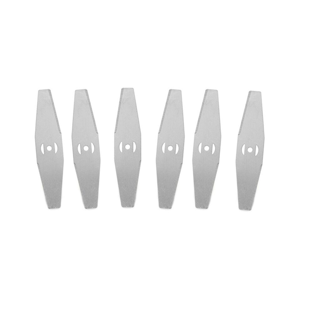 Typecat 6 Pcs Metal Grass Trimmer Blade String Trimmer Replacement Accessories Saw Blades Lawn Mower Fittings