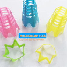 Simulator Tees,19Pcs Practice Tees for Turf and Driving Range Indoor Tee Training Tees