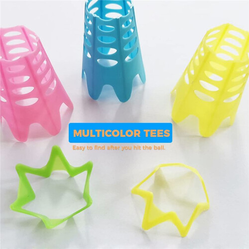 Simulator Tees,19Pcs Practice  Tees for Turf and Driving Range Indoor Tee  Training Tees