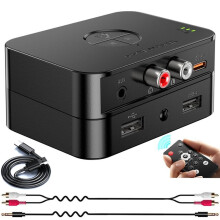 5.4 Receiver for Home Stereo,Audio Adapter for HiFi Music Streaming, Wired Speakers, USB Flash, with AUX 3.5mm