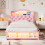 3ft Single Upholstered Velvet Bed Frame 3