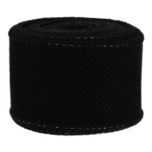 20Rolls Black Burlap Linen Ribbon for Christmas Tree Wreaths and Bows