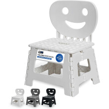 Folding Step Stool 2 in 1 Foldable Chair & Step Stool